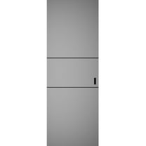 Hidden Barn | Planum 0014 Matte Grey | Sturdy Finished Flush Modern Doors | Magic Concealed Sliding Set 18" x 80"