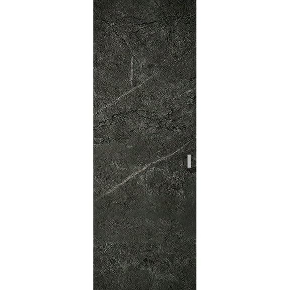 Hidden Barn with Silver Edges | Planum 0010 Pietra 18" x 80"