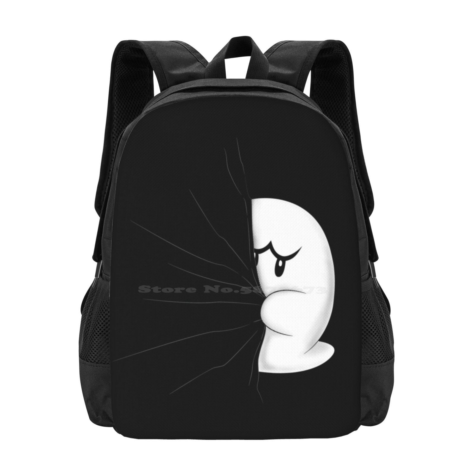 Hidden Boo ! Pattern Design Bag Student's Backpack Tv Shows Chibi Nerd ...