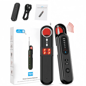 GPS Tracker & Hidden Camera Finder, Magnetic Wireless Detector with 5 Modes, Rechargeable Pen for Travel & Home (Black)