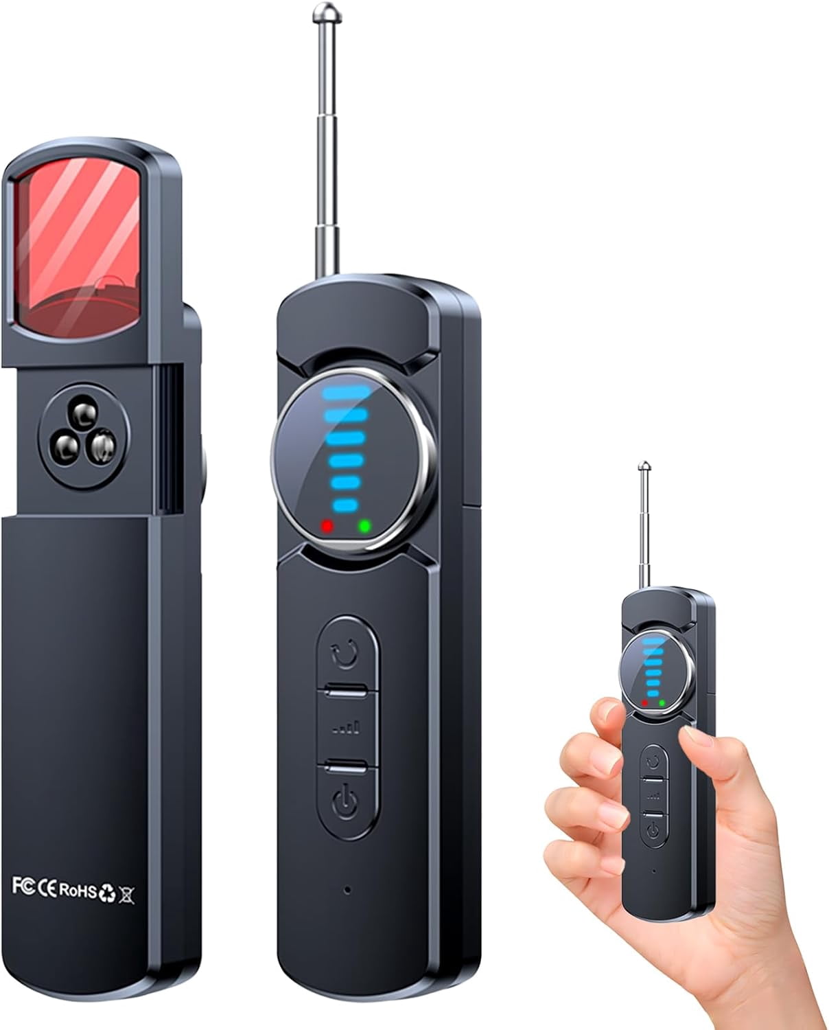 Hidden Camera Detector, AI Anti Spy Bug Detector with RF Signal Scanner ...