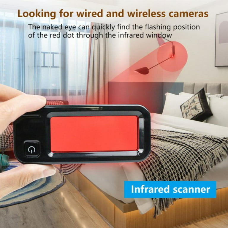 Infrared Hidden Camera Detector LED Anti Spy Taping Device for Hotel  Household Bedroom - Locates Camera Quickly And Instantly