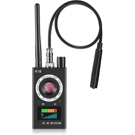 Baole Pro Hidden Camera Detector – RF Signal & Lens Finder for Airbnb, Hotels, Bathroom & Office | Portable Anti-Spy Device with GPS Tracker Detection (Black)