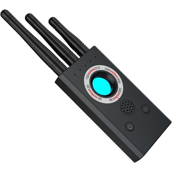 Hidden Camera Detector GPS Tracker Bug Sweeper, Anti-Spy Device Finds Invisible Surveillance Cameras & Audio Bugs, RF Signal Scanner with 8GHz Scanning Range for Travel Privacy