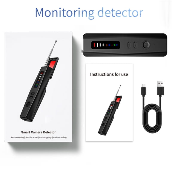 Hidden Camera Detector  Portable Anti-Spy Bug & GPS Tracker Scanner