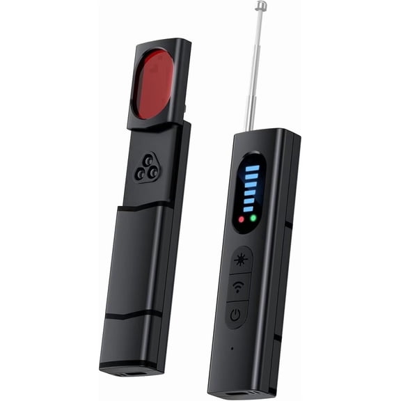 Hidden Camera Detector, Portable Anti-Spy RF Bug Scanner 1MHz-6.5GHz, for Travel Hotel Office