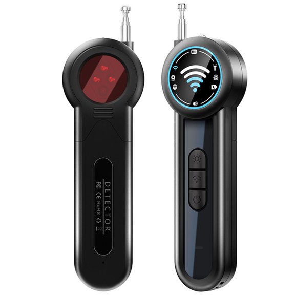 Hidden Camera Detector, Portable RF Wireless Signal Scanner, Hidden Bug and Device GPS Detector for Trave, Hotels, Home, Office, 4 Levels Sensitivity