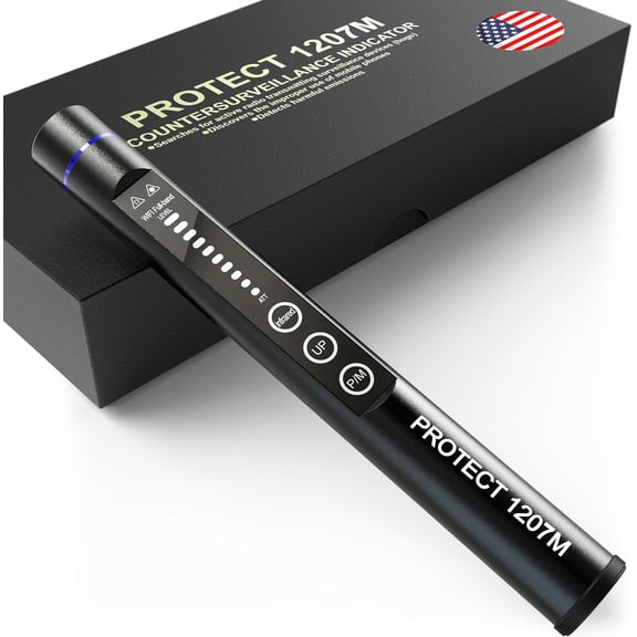 Hidden Camera Detector, Privacy Pen Anti-Spy Finder, Bug and GPS Tracker Detector for Home, Office, Travel - Hero Device Perfect Gift