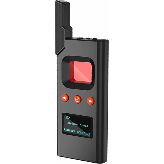 Hidden Camera Detector & RF Bug Finder, Portable GPS Tracker Detector and Bug Sweeper for Privacy Protection in Car, Hotel, Office, Home & Travel