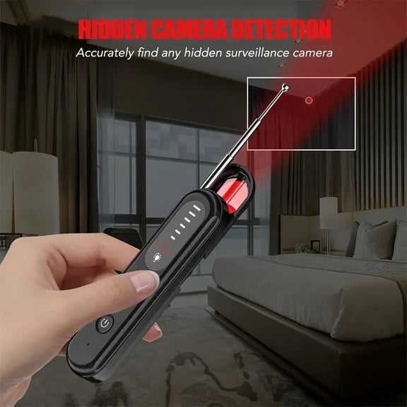 T01 Hidden Camera Detector Hidden Devices Finder Anti-Spy Tracker Finder for Office Hotel Travel