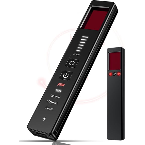 Hidden Camera Detectors 6-in-1  Anti-Theft Alarm & SOS Emergency Alert, GPS Tracker Detector, Bug Sweeper Detector, Spy Camera Finder for Travel, Hotel, Airbnb, Home, Office