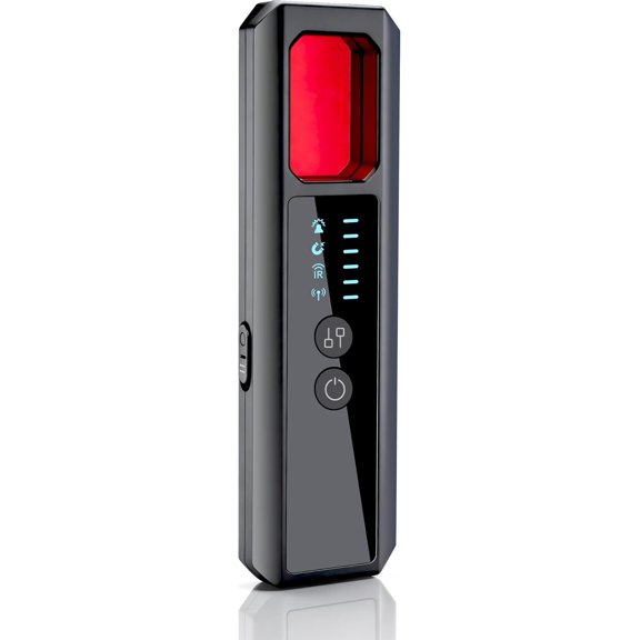 Hidden Camera Detectors, 7-in-1 Anti Spy Camera Finder, Bug Detector for RF Signal, WiFi Scanner, GPS Tracker, Listening Device, Portable Privacy Protection for Hotel Office Car Travel