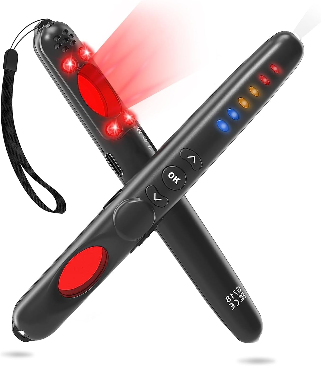 Hidden Device Detector - Portable Bug Finder For Cameras, GPS Trackers & Listening Devices, Privacy Protection Tool