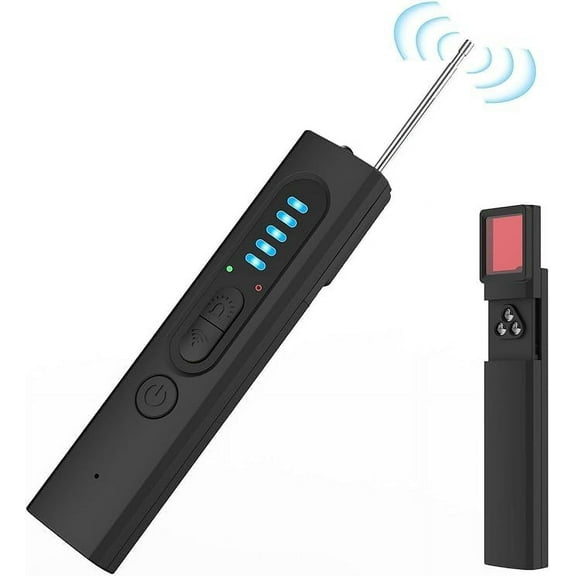 Hidden Camera Detectors, Camera Detector, 3-in-1 Hidden Camera Detector, Safeguard your travel, Protect your privacy in all aspectsblack