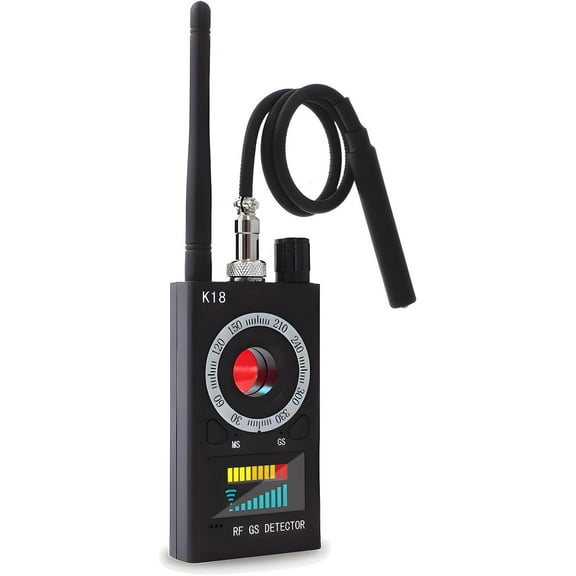 Hidden Camera Detectors, Listening Device Detector, GPS Detector, Anti-Spy Detector, Bug Detector Electronic Sweeper, RF Signal Detector, 10 Levels Sensitivity 5 Modes, 48H Working Time