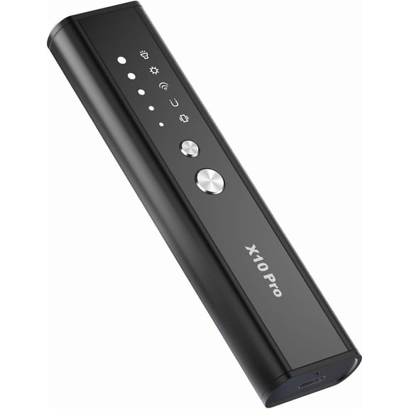 Hidden Camera Detectors with Screen Display, Anti Spy Finder, Bug Detector, GPS Tracker Detector Flashlight, Device for Travel, Hotel, Airbnb, Office, Car