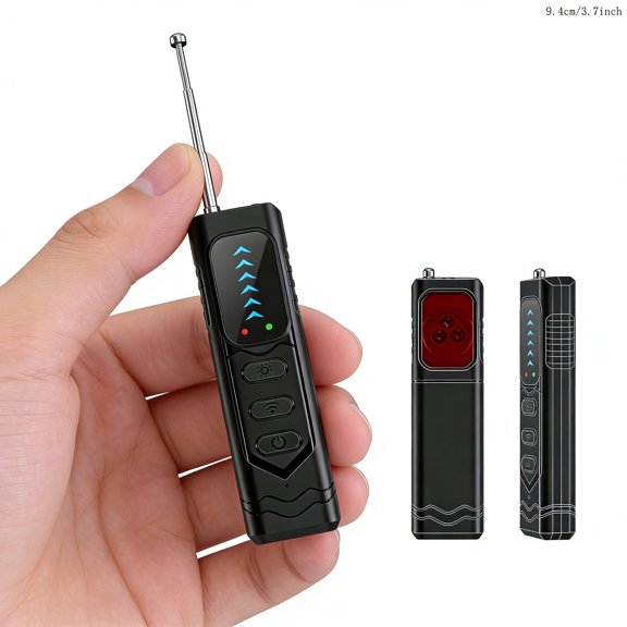 Hidden Camera Detectors  Small Anti Spy with GPS Tracker RF Detector for Wireless Cameras and Cars Tracking Device - Mini Travel Pen for Finding Spying Voice Recorder Bug Devices K33L11