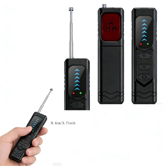 Hidden Camera Detectors – Small Anti Spy with GPS Tracker RF Detector for Wireless Cameras and Cars Tracking Device - Mini Travel Pen for Finding Spying Voice Recorder Bug Devices K33