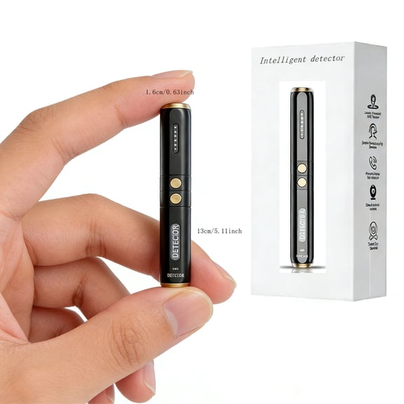 Hidden Camera Detectors  Small Anti Spy with GPS Tracker RF Detector for Wireless Cameras and Cars Tracking Device - Mini Travel Pen for Finding Spying Voice Recorder Bug Devices L1