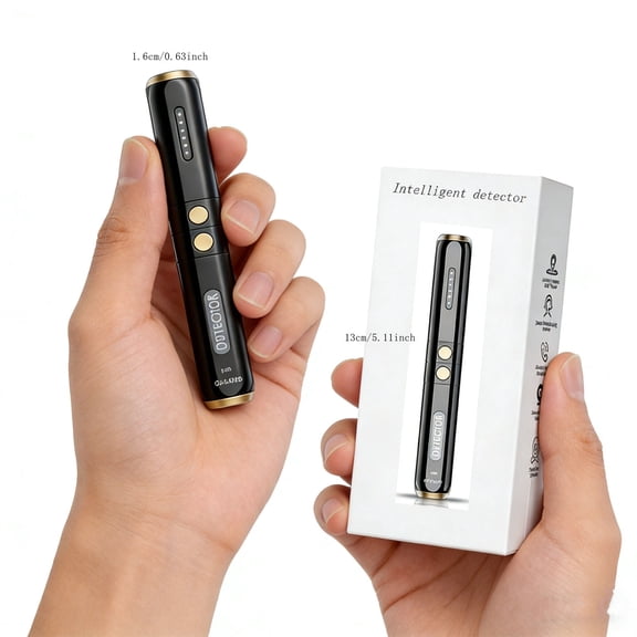 Hidden Camera Detectors  Small Anti Spy with GPS Tracker RF Detector for Wireless Cameras and Cars Tracking Device - Mini Travel Pen for Finding Spying Voice Recorder Bug Devices K33