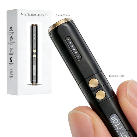 Hidden Camera Detectors  Small Anti Spy with GPS Tracker RF Detector for Wireless Cameras and Cars Tracking Device - Mini Travel Pen for Finding Spying Voice Recorder Bug Devices K33