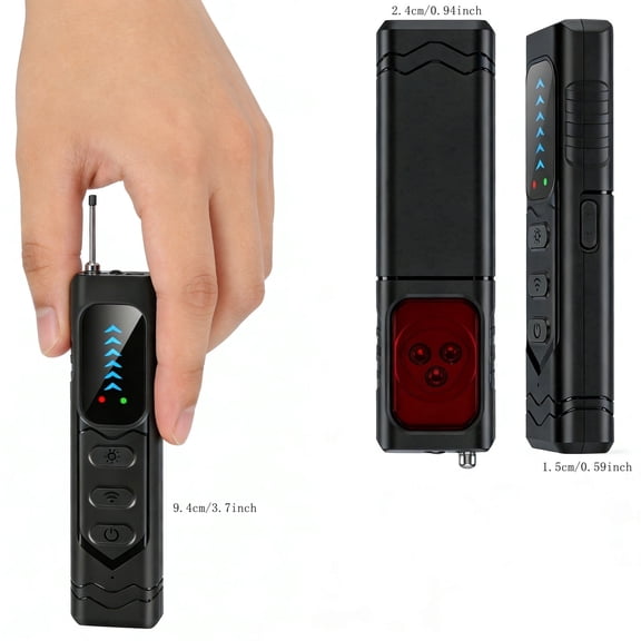 Hidden Camera Detectors – Small Anti Spy with GPS Tracker RF Detector for Wireless Cameras and Cars Tracking Device - Mini Travel Pen for Finding Spying Voice Recorder Bug Devices K85