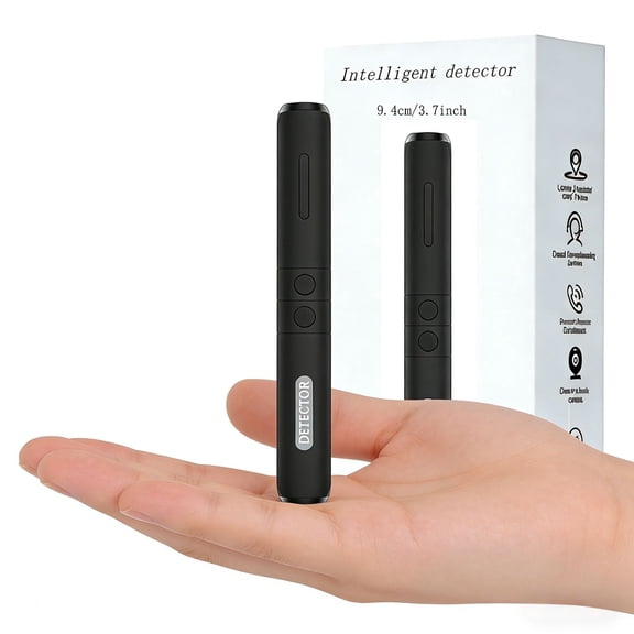 Hidden Camera Detectors  Small Anti Spy with GPS Tracker RF Detector for Wireless Cameras and Cars Tracking Device - Mini Travel Pen for Finding Spying Voice Recorder Bug Devices A3
