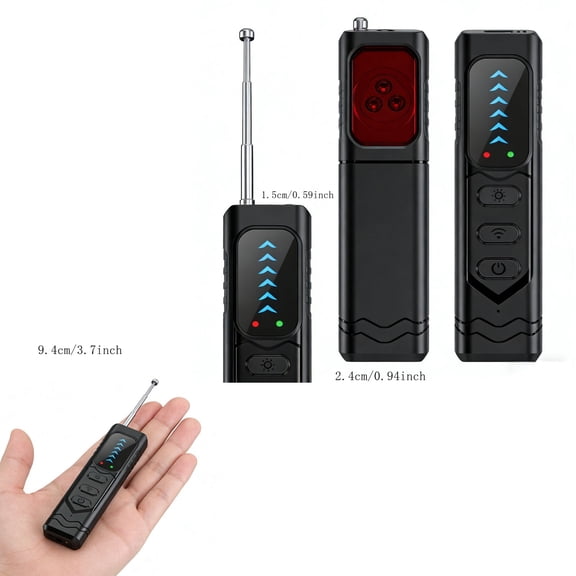 Hidden Camera Detectors  Small Anti Spy with GPS Tracker RF Detector for Wireless Cameras and Cars Tracking Device - Mini Travel Pen for Finding Spying Voice Recorder Bug Devices K33