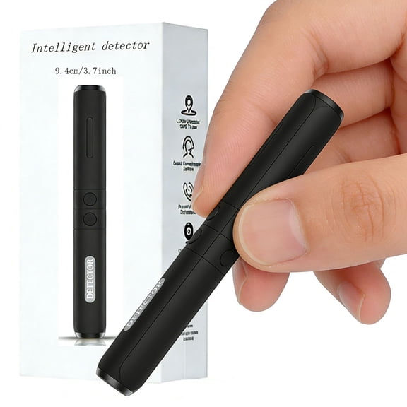 Hidden Camera Detectors – Small Anti Spy with GPS Tracker RF Detector for Wireless Cameras and Cars Tracking Device - Mini Travel Pen for Finding Spying Voice Recorder Bug Devices A6