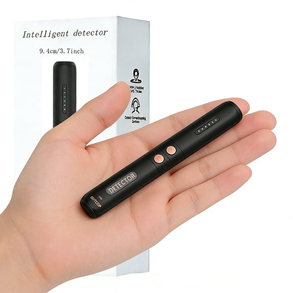 Hidden Camera Detectors  Small Anti Spy with GPS Tracker RF Detector for Wireless Cameras and Cars Tracking Device - Mini Travel Pen for Finding Spying Voice Recorder Bug Devices A12