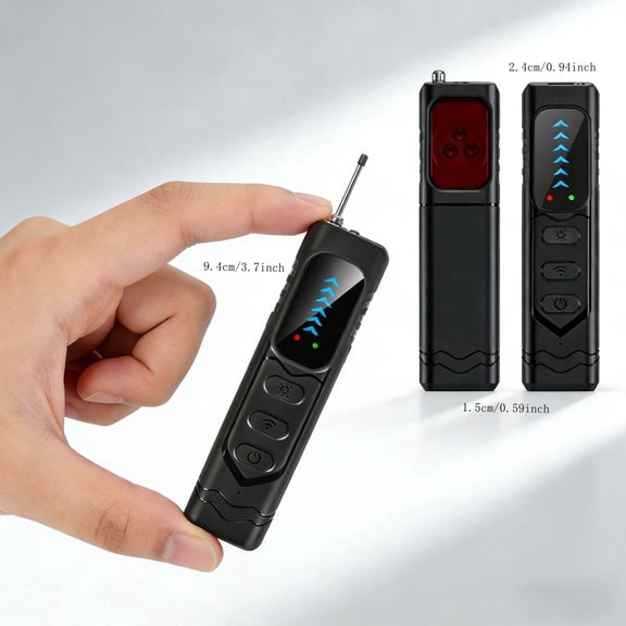 Hidden Camera Detectors – Small Anti Spy with GPS Tracker RF Detector for Wireless Cameras and Cars Tracking Device - Mini Travel Pen for Finding Spying Voice Recorder Bug Devices K33