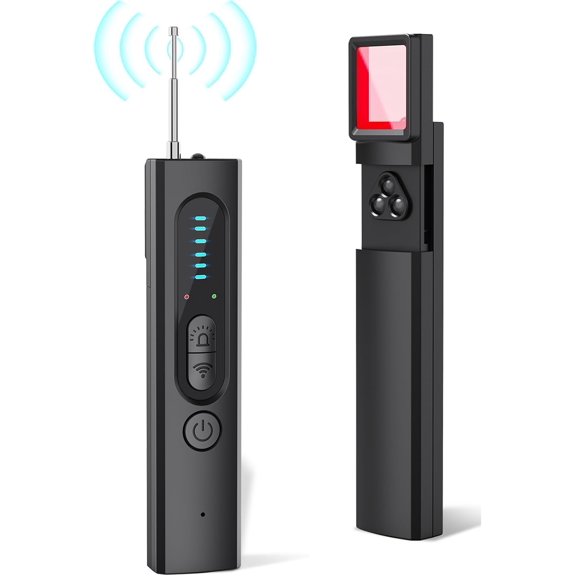 Hidden Camera Detectors,Spy Detector,Hidden Bug and GPS Tracker Finder, Privacy Protector, 5 Levels Sensitivity 4 Modes, 25H Working Time