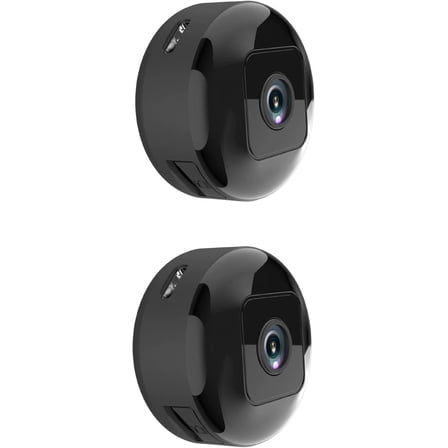Hidden Camera HD Night Vision No WiFi or Electricity Required, Tiny and Installs in 1 Second, Remote Real-Time Viewing (2pcs)
