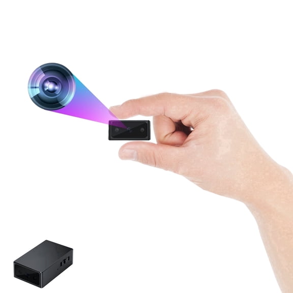 Hidden Camera, Spy Camera - 1080P, NO WIFI - MinI Small Camera, Covert Tiny Portable Camera, Indoor Home Office Security Cameras, Night Vision, Motion Detection, Gravity Sensor, Loop Record