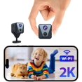 Hidden Camera Spy camera, Improved 2K WiFi Mini Camera, RealTime