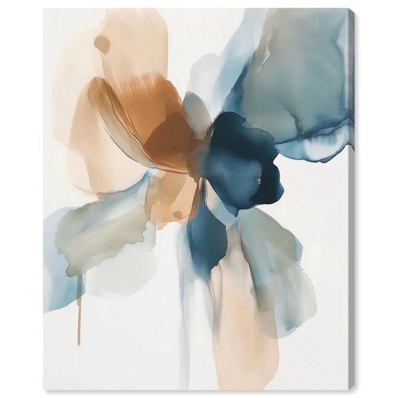 Hidden Depths Unveiled III Canvas Blue Abstracts by Art Remedy, Gallery Wrapped, 36 x 45