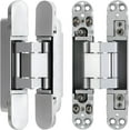 Hidden Door Hinge 2 Pack 6" Invisible Hinges Concealed Hinges 180