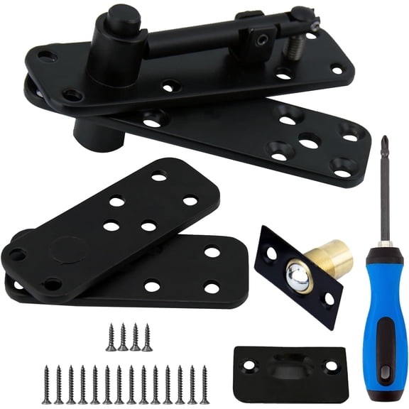 Hidden Door Hinge, 570LBS Heavy Duty Pivot Hinge, 360 Silent Rotation Stainless Steel Hidden Pivot Hinge for Secret Doors, Bookcase, Murphy & Shelf