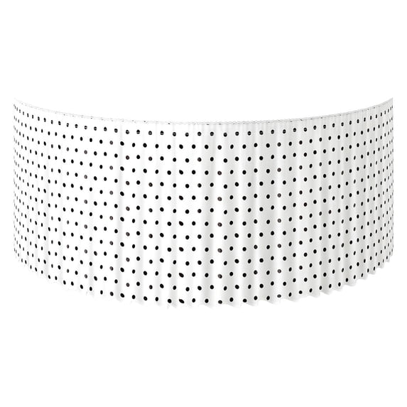 Hidden Elastic Easy Care Table Skirt 180x75cm, Seasonal Decor Cover For Indoor Holiday Party Event Use