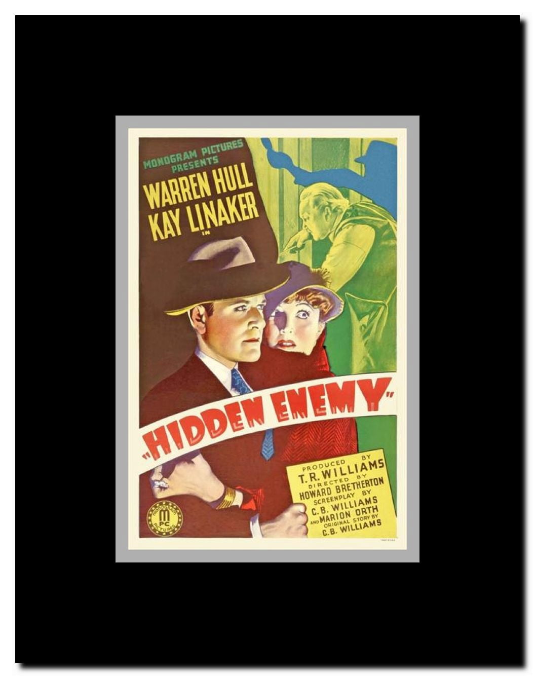 Hidden Enemy Framed Movie Poster
