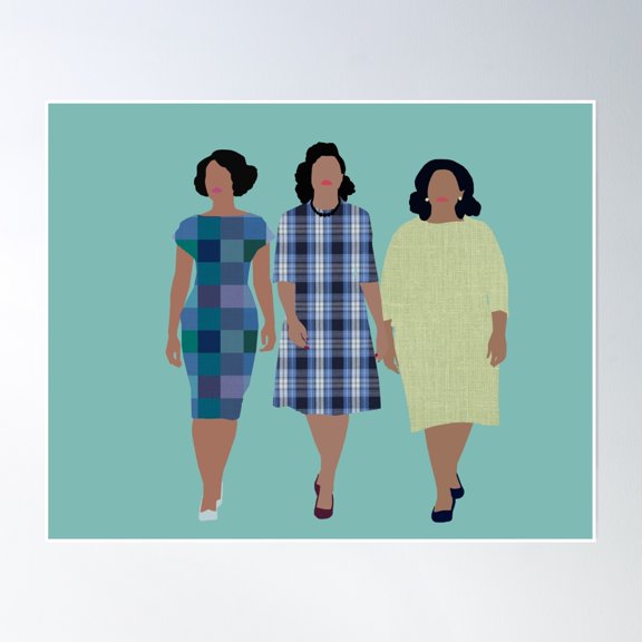 Hidden Figures Poster Wall Art, Modern Wall Decor, 24x36 UNFRAMED