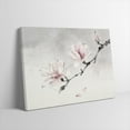 thumbnail image 1 of Hidden Frame Canvas Wall Art - Ink Style Magnolia Branch New Chinese Style Popular Wall Decor for Living Room & Entryway 16x12in, 1 of 8