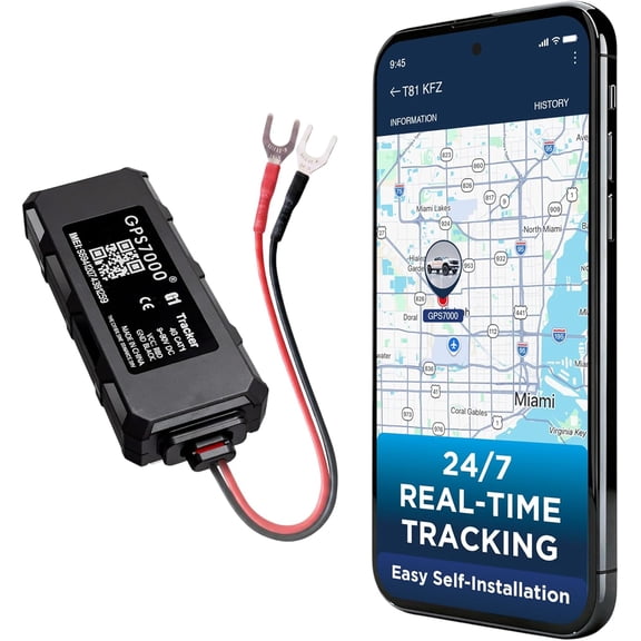 Hidden GPS Tracker for Vehicles  90 Days Service Included 4G Real-Time Car GPS Tracker, Optional Subscription, Mini Undetectable Vehicle GPS Tracker for Cars & Trucks