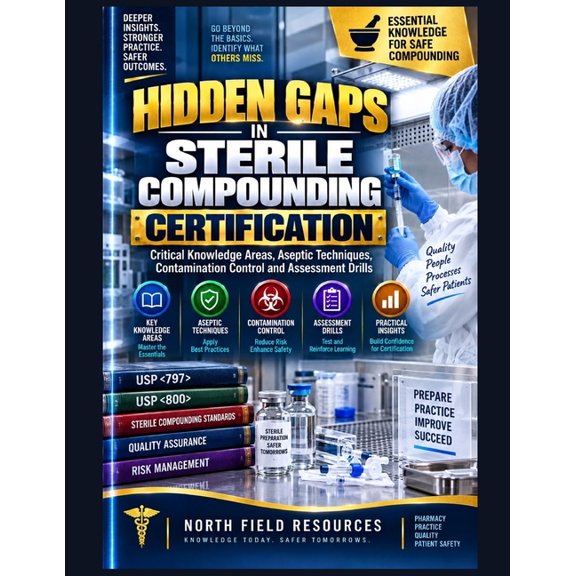 Hidden Gaps in Sterile Compounding Certification: Critical Knowledge Areas, Aseptic Techniques, Contamination Control an, (Paperback)