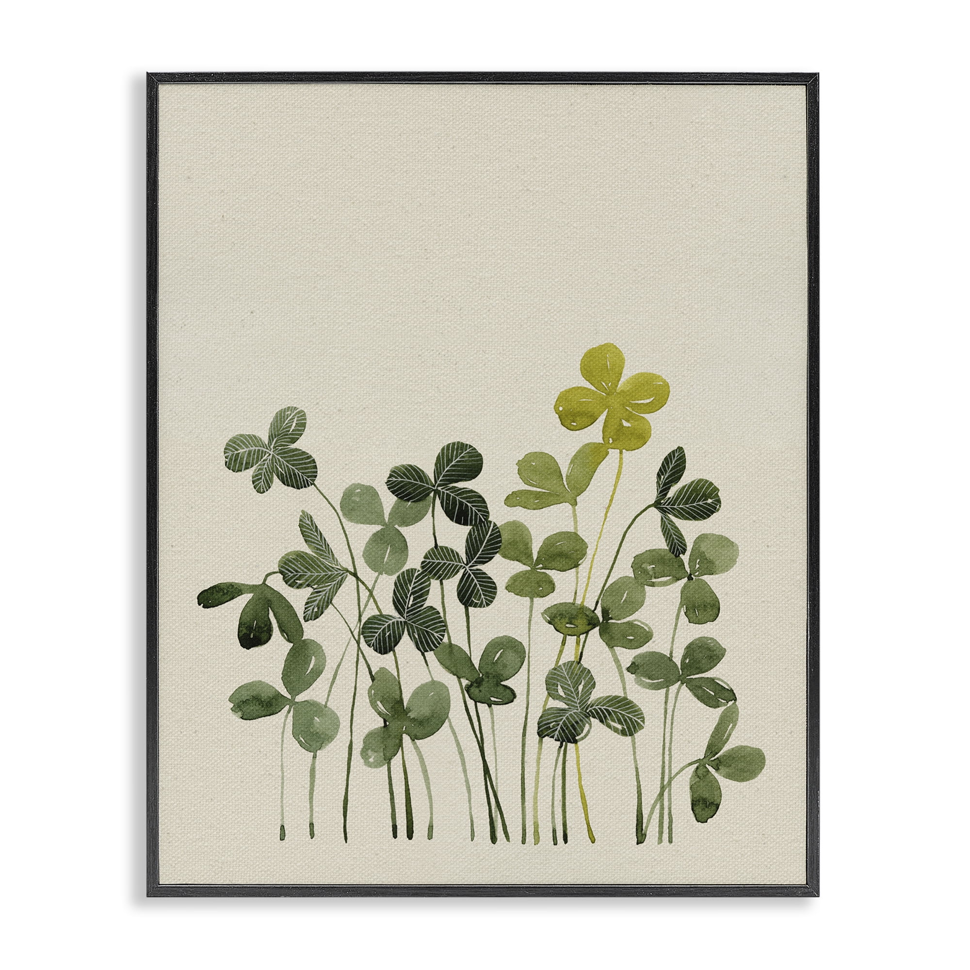 Hidden Gems Botanicals Black Framed Giclee Art, design by Grace Popp