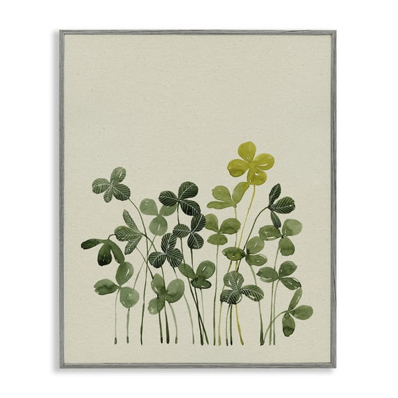 Hidden Gems Botanicals Gray Framed Giclee Art, design by Grace Popp