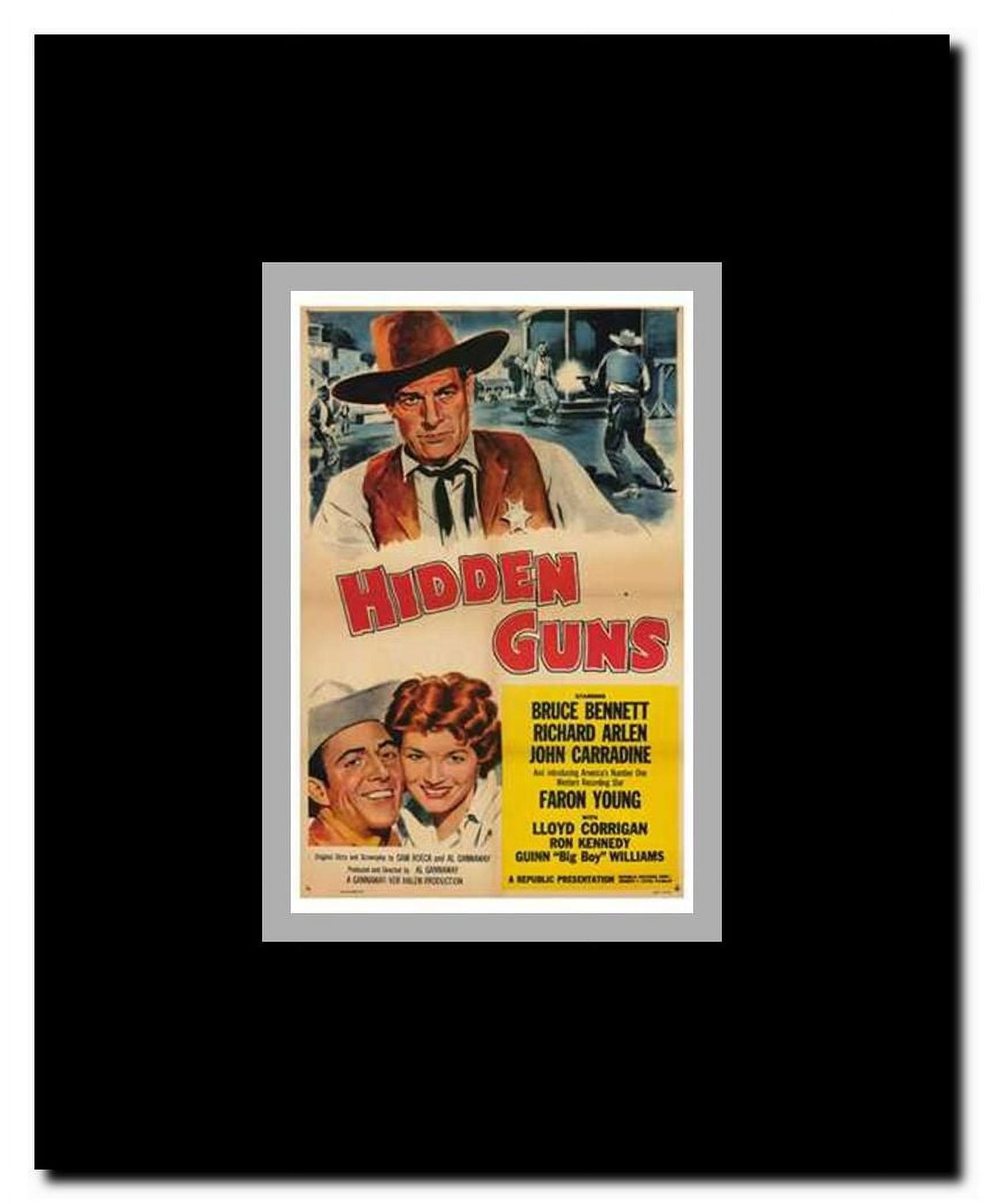 Hidden Guns Framed Movie Poster