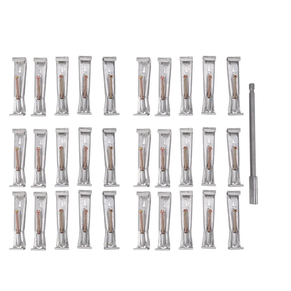 Hidden Gutter Brackets, Easy Install, Strong Support for Rain Gutters, 5 Inch, 30 Pack
