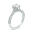 thumbnail image 1 of Hidden Halo Bridal Engagement Ring For Velantine Gift 1.9 Ct Diamond 14K White Gold Over, 1 of 2