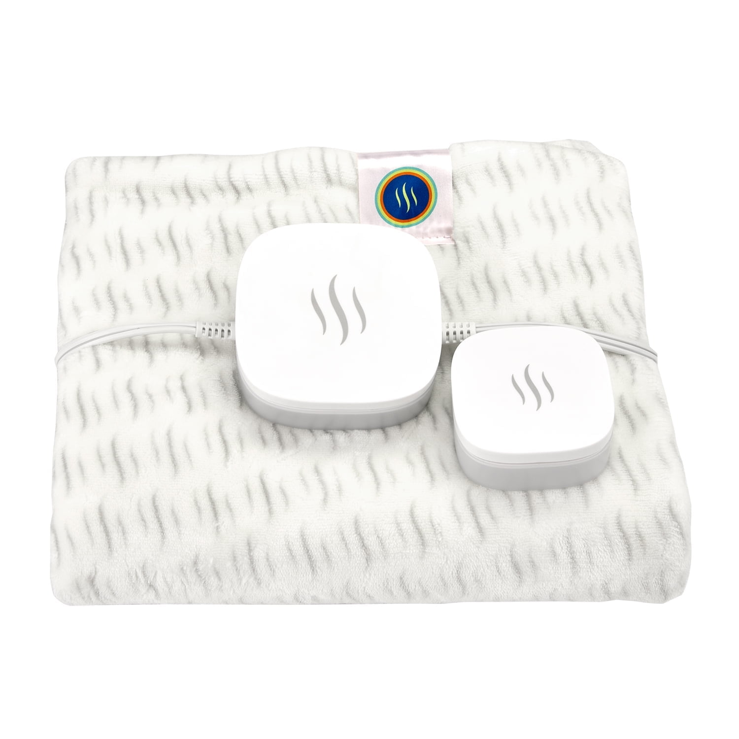 Hidden Heat Electric Couch Cushion Warmer by Spotwarm; Wireless RF Remote, Microplush Flannel Heated Seat or single user bed warmer 17” by 20”